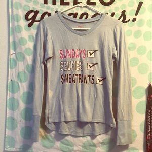 Long sleeve blue girls Sweater from Bloomingdales